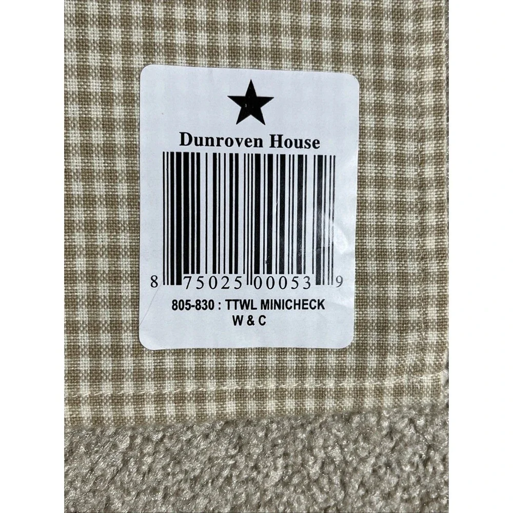5 NWT Dunroven House‎ Tea Towels 100% Cotton Border Approx 20x28